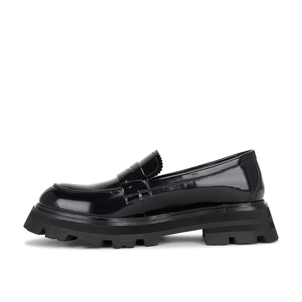 Black Patent Chunky Loafer